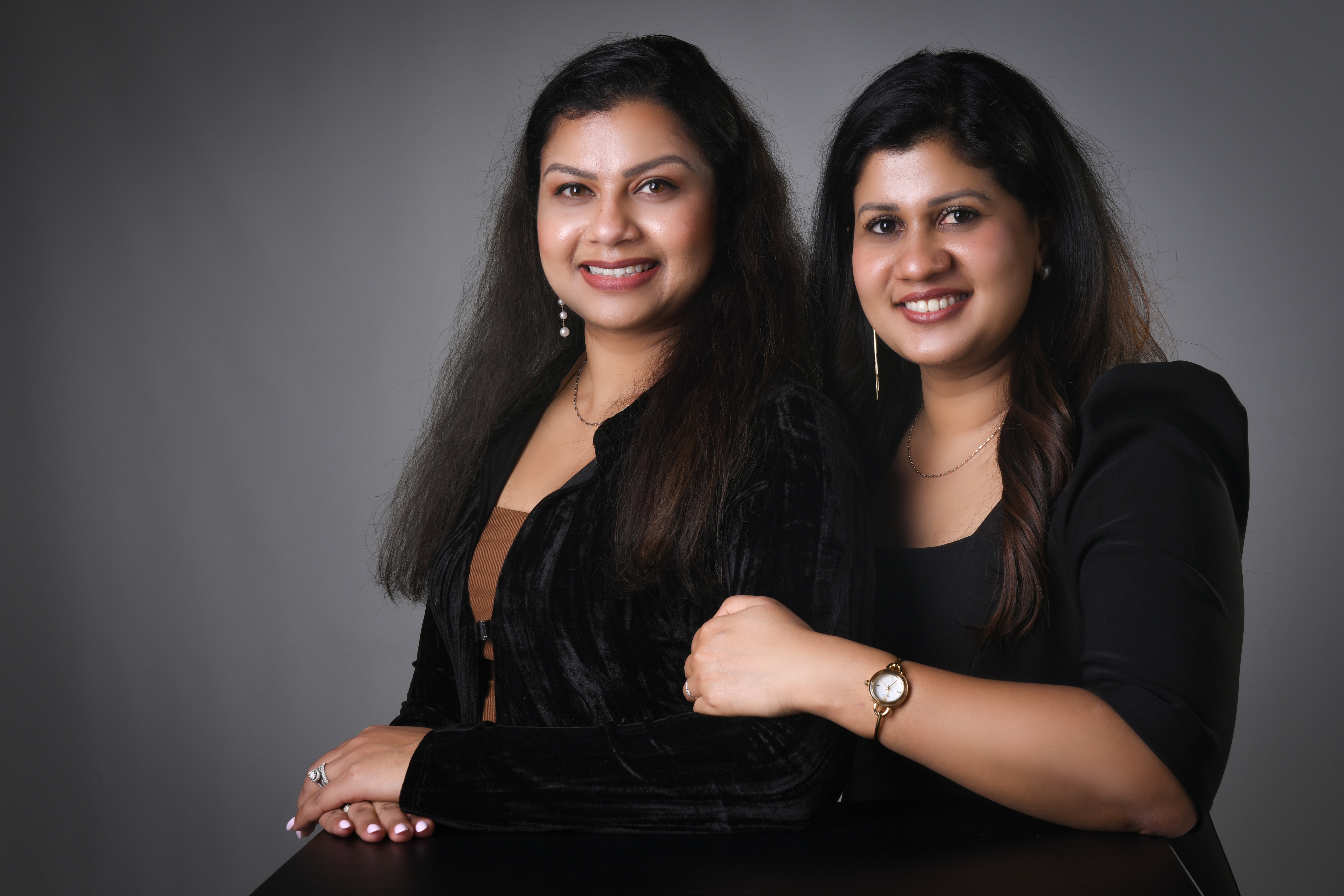 Annu and Nitu, founders of Lux Designs and Decor